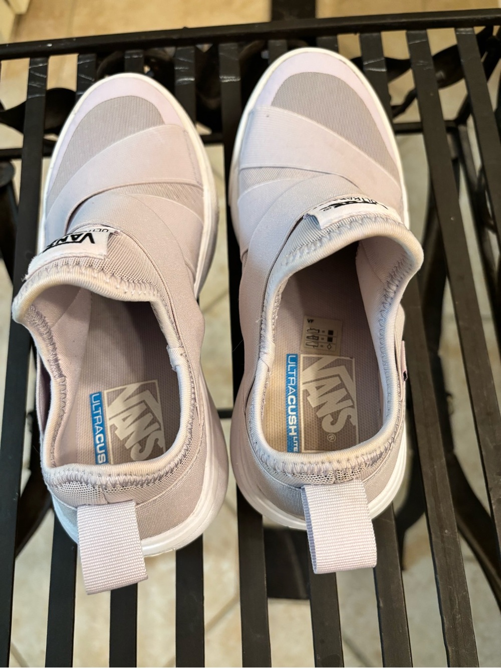 Vans Kids Slip-On Sneakers in Light Pink